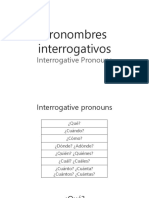 Interrogative Pronouns