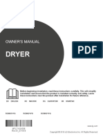 Dryer: Owner'S Manual