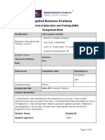 4-Assignment Brief Unit 417 Applied Business Academy