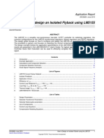 How To Design An Isolated Flyback Using LM5155: Application Report