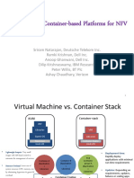 An Analysis of Container-Based Platforms For NFV