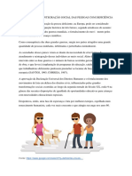 Apostila 3 O MOVIMENTO DE INTEGRAÇÃO SOCIAL DAS PESSOAS COM DEFICIÊNCIA