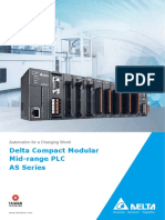 Delta Compact Modular Mid-Range PLC AS Series