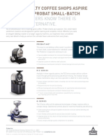 Probat - Shop & Industrial Roasters Brochure