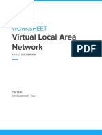 Worksheet VLAN