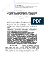 Patterns in Maternal Mortality Following The Implementation of A Free Maternal Health Care Policy in Kenyan Public Health Facilities