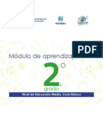 Módulo de Aprendizaje No.2 para Segundo Básico