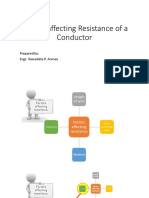 Factors Affecting Resistance of A Conductor: Prepared By: Engr. Tomashita P. Arenas