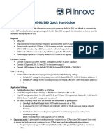 M560/580 Quick Start Guide: Required