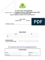 Lab Project Template - CSE