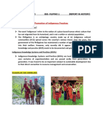 Critical Evaluation and Promotion of Indigenous Practices