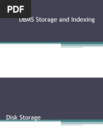 DBMS Storage and Indexing