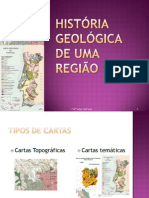 História Geológica de Uma Região - Cartografia