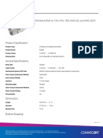 78EZDM Product Specifications Conector para Cable de 7 Octavos