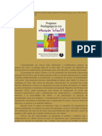 Projetos Pedagógicos Na Educação Infantil - Resumo