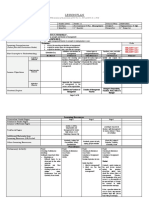 Lesson Plan: (With Inclusion of The Provisions of D.O. No. 8, S. 2015 and D.O. 42, S. 2016)