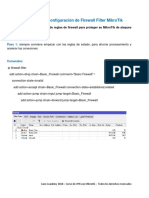 Laboratorio Especial Firewall