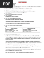 Exam Question-Inspection