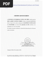 Certificado de Egreso