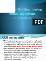 Future of Civil Engineering Trends, Inventions, Innovations: by Ravi Shaarad