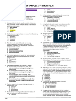 Pharmacology Samplex (1 Bimonthly) : 1 Quiz