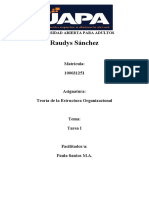 Tarea 1 Teoria y Estructura Organizacional