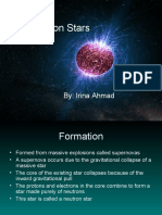 Neutron Stars: By: Irina Ahmad