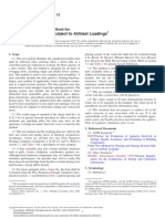 ASTM F2927 Standard Method For Doors Sustems Subjected To Air Blast Loading