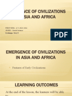 Emergence of Civilizations in Asia and Africa (B)