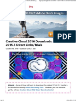 Adobe CC 2015.5 Direct Download Links (Creative Cloud 2016 Rel