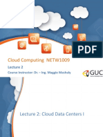 Cloud Computing NETW1009: Course Instructor: Dr. - Ing. Maggie Mashaly