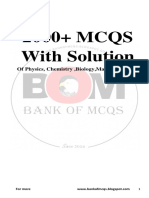 2000+ MCQS With Solution: of Physics, Chemistry, Biology, Maths & English