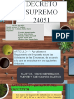 Grupo 10, Contadores de Bolivia, Decreto Supremo 24051