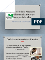 1-4 Ubicación de La Medicina Familiar en El Ambito de Las Especialidades