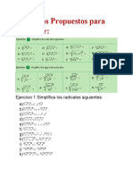 1.4 Ejercicio Radicacion