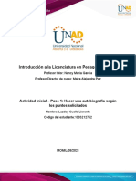 Formato 1 - Formato para La Elaboración de La Autobiografía