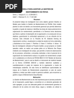 Modelo para Auditar La Gestion de Mantto de Pdvsa