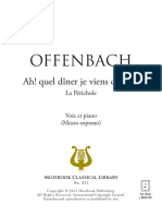 Ah Quel Diner Je Viens de Faire Offenbach