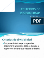 Criterios-De-divisibilidad MCD y MCM