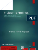 Project 1: Protinex: Market Opportunity Analysis Segmenting, Positioning and Branding