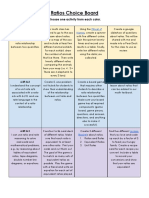 Ratios Choice Board