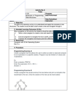 Activity No. 6 Trees Course Code Program: Course Title Date Performed: Section: Date Submitted: Name: Instructor: 1. Objective