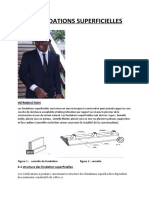 Les Fondations Superficielles: Et Les Radiers (Semelle en Béton Arme Couvrant La Totalité de La Construction)