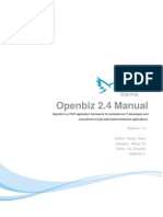 Openbiz 2.4 Manual