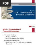 Topic 7 - Presentation of FS (IAS 1) - SV