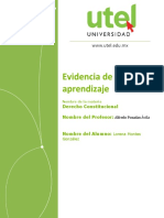 Montes - L - Evidencia de Aprendisaje - Semana 1 - Derecho Constitucional