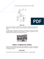 Proceso de Extracción para La Obtención de La Plata