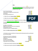 Problems - Land and Building L