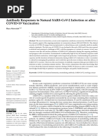 Antibody Responses To Natural Sars-Cov-2 Infection or After Covid-19 Vaccination