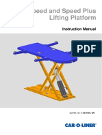 Speed and Speed Plus Lifting Platform: Instruction Manual